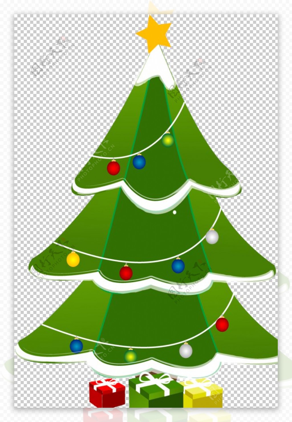 圣诞树设计图__卡通设计_广告设计_设计图库_昵图网nipic.com