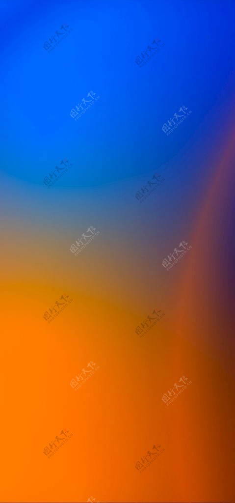 蓝橙背景图片