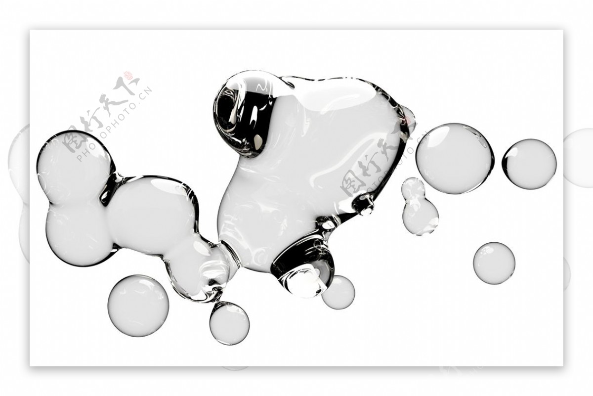 水滴水珠泡泡透明肥皂泡泡图片