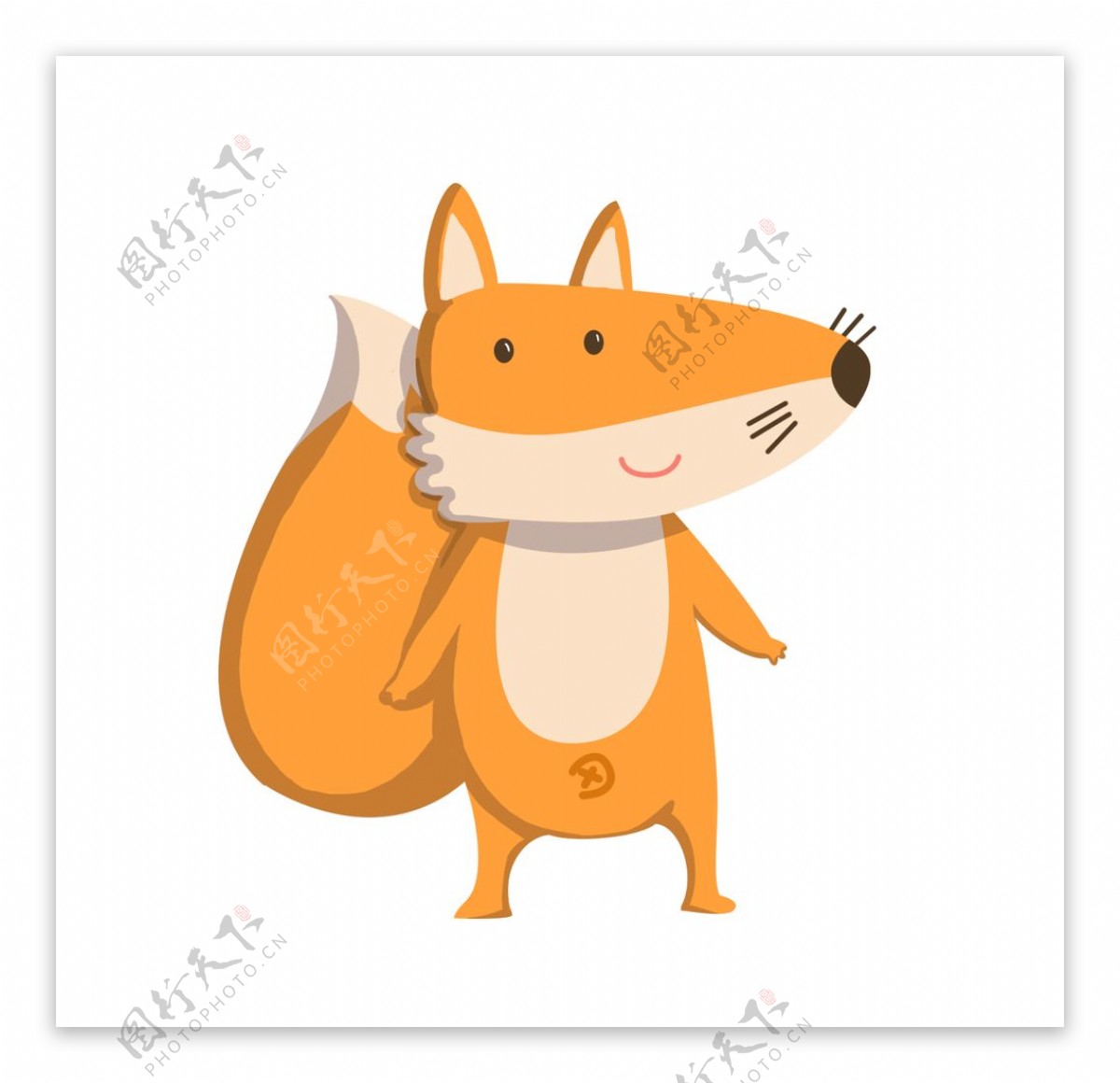 可爱的小狐狸卡通手绘图片